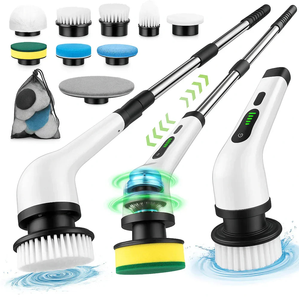 🎁 Last Day Promotion Save 65% - 𝐂𝐥𝐞𝐚𝐧𝐌𝐚𝐱™ HeavyDuty 9-in-1 Electric Spin Cleaner